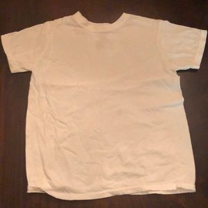 Plain White T Shirt.